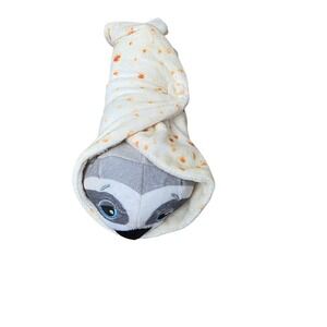 Cutetitos‎ Series 1 Gray Sloth Plush w/Tortilla Burrito Stuffed Animal RARE Soft